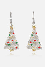 Load image into Gallery viewer, Beaded Christmas Tree Earrings
