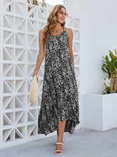 Load image into Gallery viewer, Ditsy Floral Scoop Neck Midi Cami Dress
