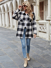 Load image into Gallery viewer, Plaid Collared Neck Long Sleeve Shirt
