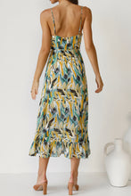 Load image into Gallery viewer, Tied Printed Sleeveless Cami Dress
