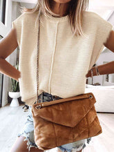 Load image into Gallery viewer, Cap Sleeve Sweater Vest
