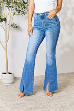 Load image into Gallery viewer, BAYEAS Slit Flare Jeans
