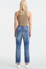 Load image into Gallery viewer, BAYEAS Full Size High Waist Distressed Paint Splatter Pattern Jeans
