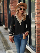 Load image into Gallery viewer, V-Neck Long Sleeve Blouse
