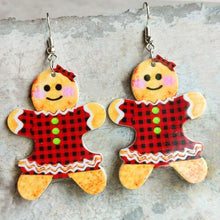 Load image into Gallery viewer, Christmas Themed Acrylic Dangle Earrings
