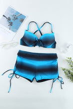 Load image into Gallery viewer, Drawstring Sweetheart Neck Bikini Set
