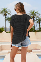 Load image into Gallery viewer, Round Neck Openwork Cover Up
