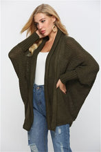 Load image into Gallery viewer, Open Front Batwing Sleeve Cardigan
