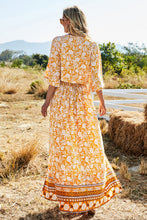 Load image into Gallery viewer, Printed Half Sleeve Top and Slit Skirt Set

