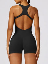 Load image into Gallery viewer, Racerback Cutout Active Romper
