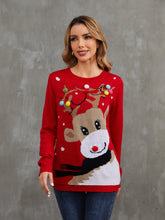 Load image into Gallery viewer, Rudolph Pom-Pom Trim Sweater
