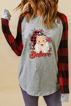 Load image into Gallery viewer, Santa Graphic Long Sleeve T-Shirt
