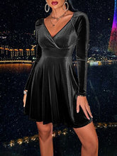 Load image into Gallery viewer, Surplice Raglan Sleeve Mini Dress
