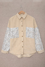 Load image into Gallery viewer, Double Take Color Block Corduroy Dropped Shoulder Jacket
