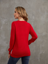 Load image into Gallery viewer, Rudolph Pom-Pom Trim Sweater
