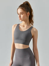 Load image into Gallery viewer, Round Neck Racerback Active Bra
