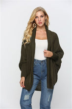 Load image into Gallery viewer, Open Front Batwing Sleeve Cardigan
