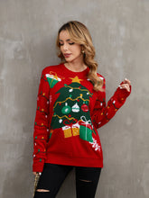 Load image into Gallery viewer, Christmas Theme Round Neck Sweater
