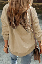 Load image into Gallery viewer, Drawstring Kangaroo Pocket Dropped Shoulder Hoodie
