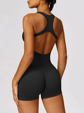 Load image into Gallery viewer, Racerback Cutout Active Romper
