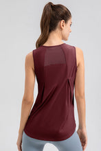 Load image into Gallery viewer, Round Neck Wide strap Active Tank
