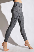 Load image into Gallery viewer, TWO TONE FULL LENGTH YOGA LEGGINGS
