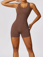 Load image into Gallery viewer, Racerback Cutout Active Romper
