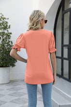 Load image into Gallery viewer, Square Neck Flounce Sleeve Top
