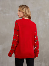 Load image into Gallery viewer, Christmas Theme Round Neck Sweater
