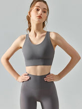 Load image into Gallery viewer, Round Neck Racerback Active Bra
