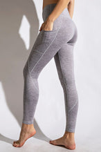 Load image into Gallery viewer, TWO TONE FULL LENGTH YOGA LEGGINGS
