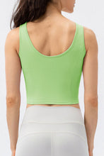 Load image into Gallery viewer, Round Neck Wide Strap Active Tank
