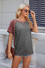 Load image into Gallery viewer, Round Neck Short Sleeve T-Shirt
