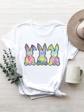 Load image into Gallery viewer, Rabbit Round Neck Short Sleeve T-Shirt
