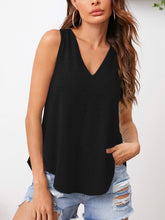 Load image into Gallery viewer, V-Neck Wide Strap Tank
