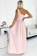 Load image into Gallery viewer, One-Shoulder Slit Maxi Dress
