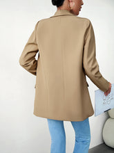 Load image into Gallery viewer, Lapel Collar Long Sleeve Blazer
