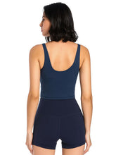 Load image into Gallery viewer, Scoop Neck Wide Strap Active Tank
