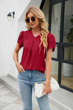 Load image into Gallery viewer, Petal Sleeve V-Neck Top
