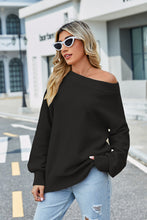 Load image into Gallery viewer, Long Sleeve Ribbed Trim Sweater
