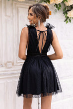 Load image into Gallery viewer, Open Back Sleeveless Mesh Dress
