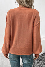 Load image into Gallery viewer, V-Neck Exposed Seam Sweater
