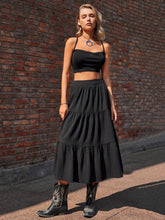 Load image into Gallery viewer, Elastic Waist Midi Skirt
